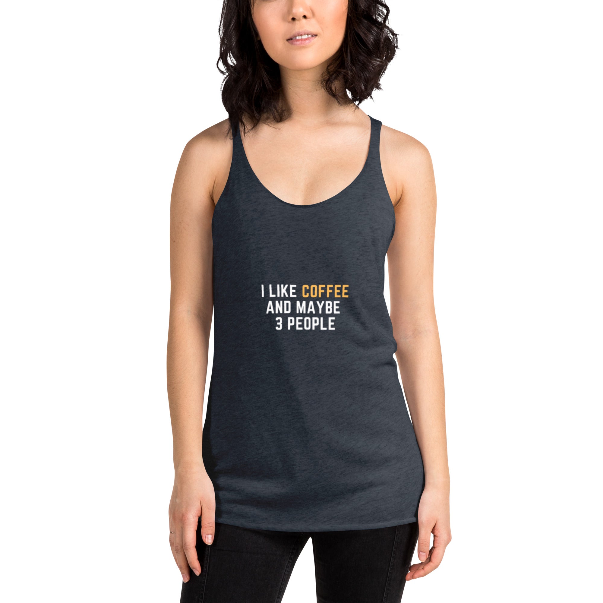 I Like Coffee Racerback Tank | Available in 2 colors